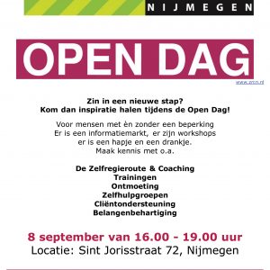 open dag zelfregiecentrum